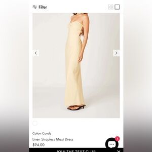 Cotton Candy Cream Maxi Dress